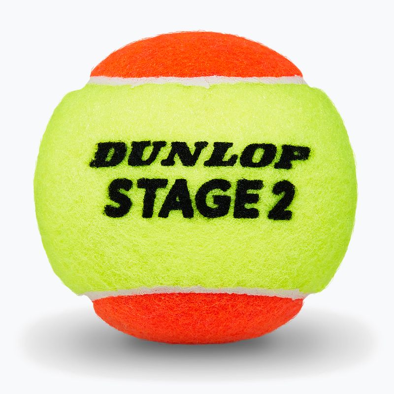 Teniso kamuoliukai Dunlop Stage 2 3 pack orange 3