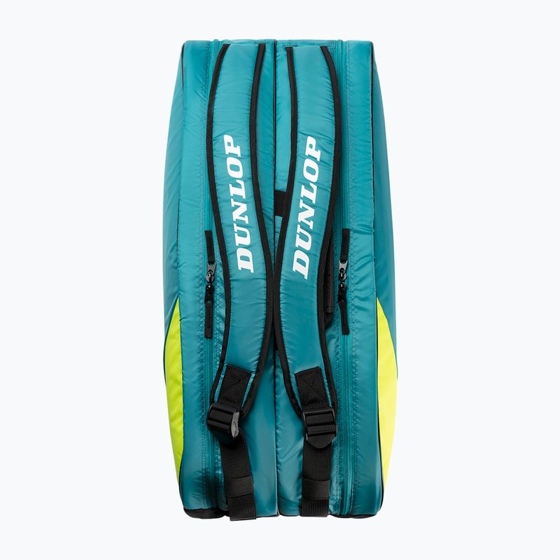 Teniso krepšys Dunlop SX-Club 10Rkt teal/black/yellow 3