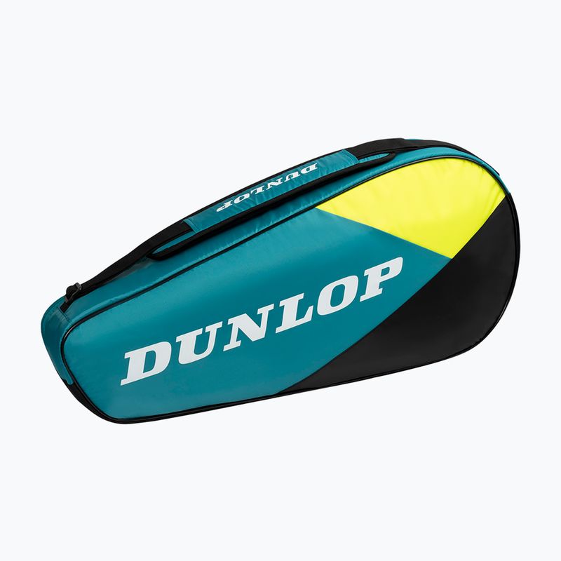 Teniso krepšys Dunlop SX-Club 3 RKT teal/black/yellow 2