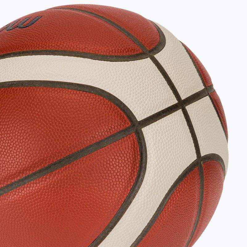 Krepšinio kamuolys Molten B6G4550 FIBA brown dydis 6 4