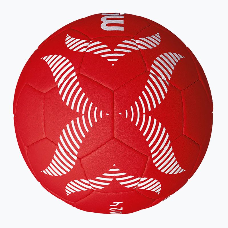 Rankinio kamuolys Molten H3A5000-S4F IHF OFFICIAL BALL PARIS 2024 red dydis 3 3