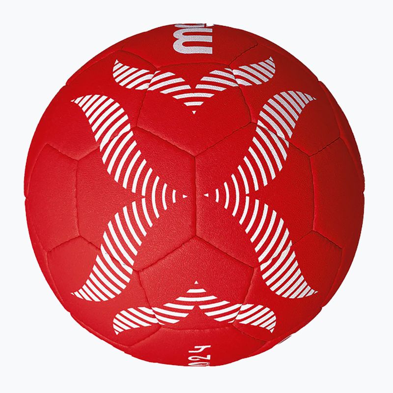 Rankinio kamuolys Molten H2A5000-S4F IHF OFFICIAL BALL PARIS 2024 red dydis 2 3