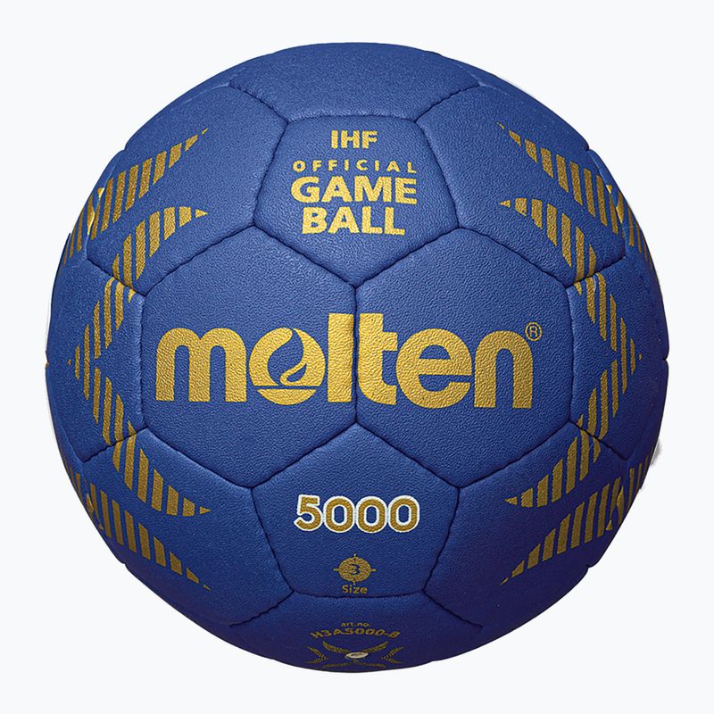 Rankinio kamuolys Molten H2A5000-B IHF OFFICIAL BALL blue dydis 2 3