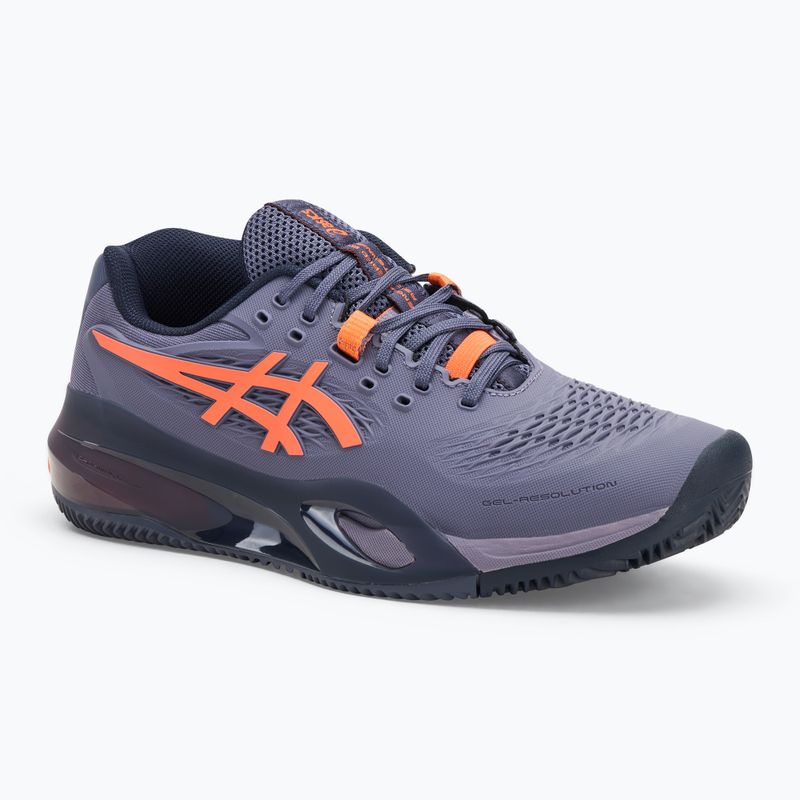 Vyriški teniso batai ASICS Gel-Resolution X Clay greyish purple/ nova orange