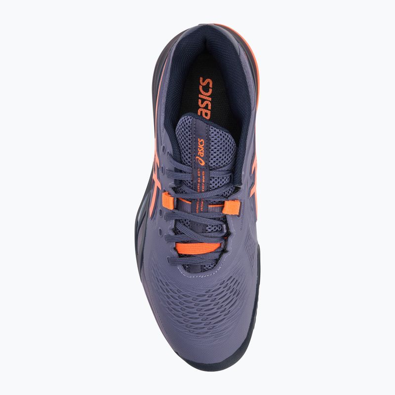 Vyriški teniso batai ASICS Gel-Resolution X Clay greyish purple/ nova orange 5