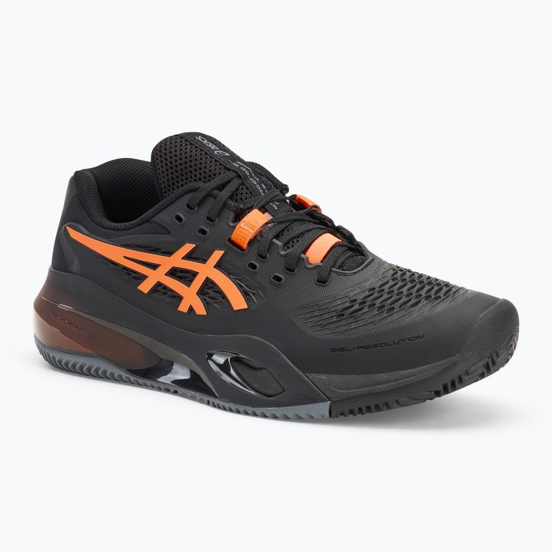 Vyriški teniso batai ASICS Gel-Resolution X Clay black/ shocking orange