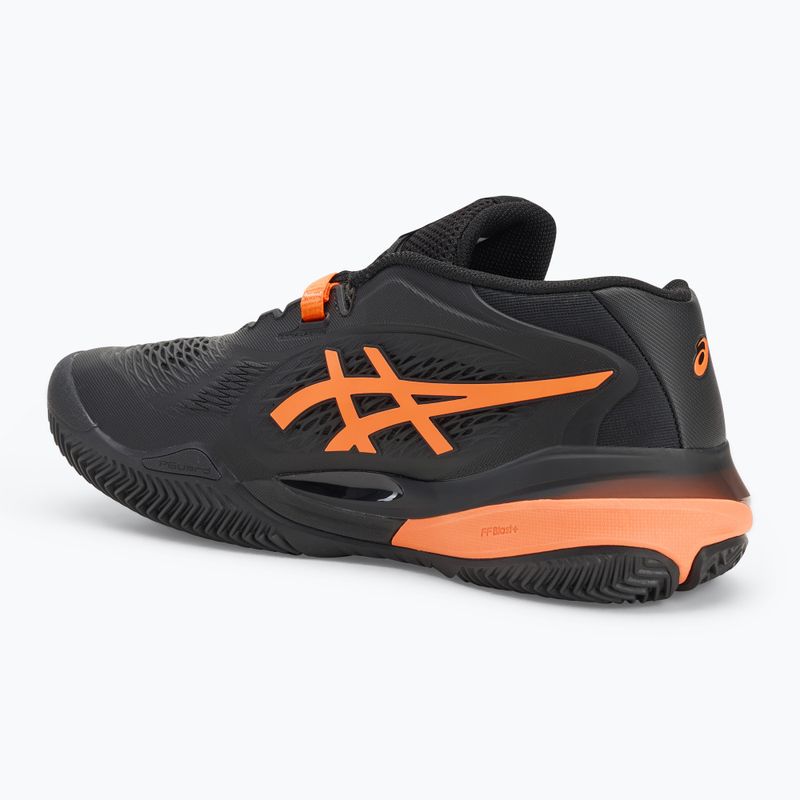 Vyriški teniso batai ASICS Gel-Resolution X Clay black/ shocking orange 3