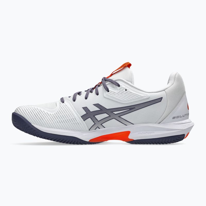 Vyriški teniso batai ASICS Solution Speed FF 3 Clay white/ greyish purple 9