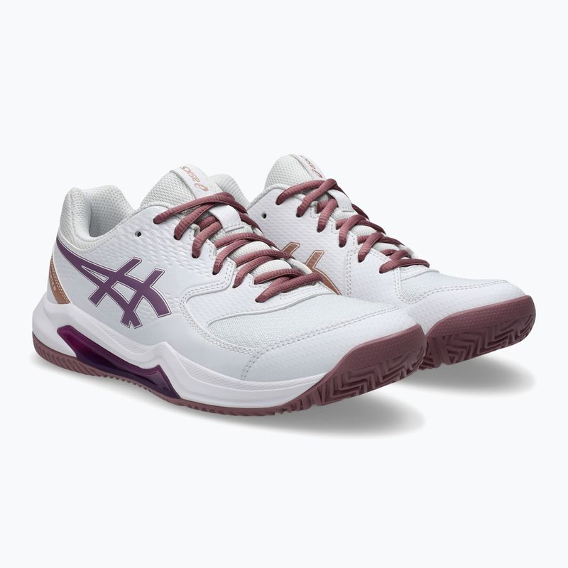 Moteriški padelio batai ASICS Gel-Dedicate 8 Padel W white/dark ube 10
