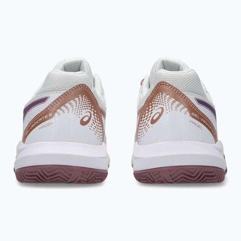Moteriški padelio batai ASICS Gel-Dedicate 8 Padel W white/dark ube 11