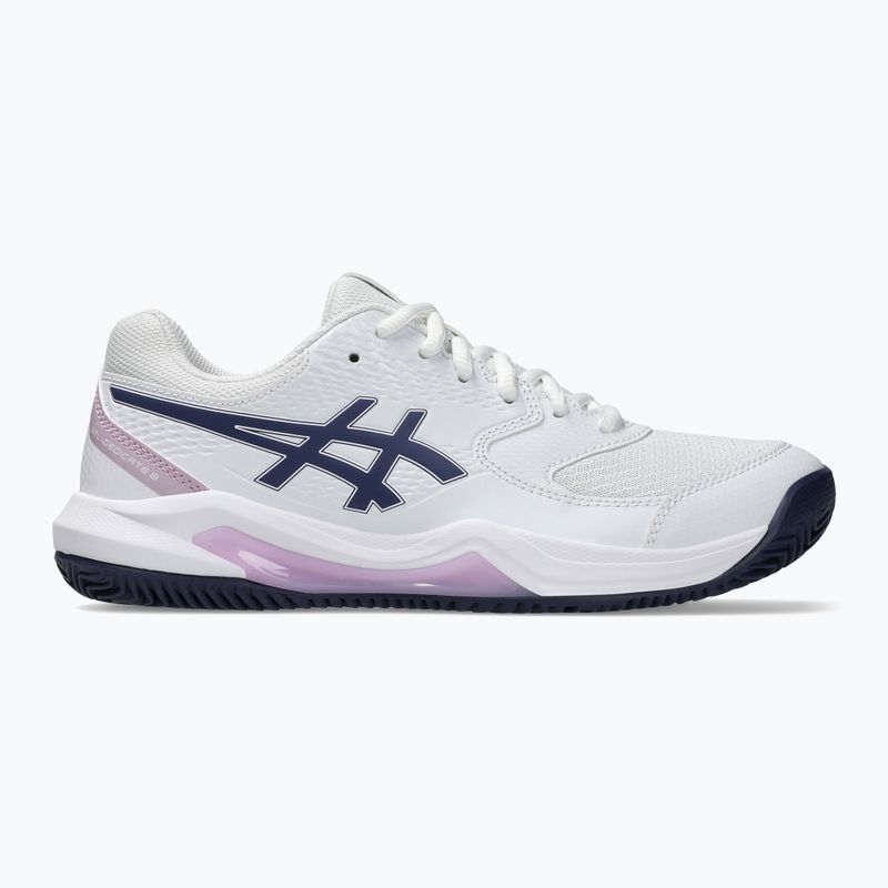 Moteriški teniso batai ASICS Gel-Dedicate 8 Clay W white/indigo fog