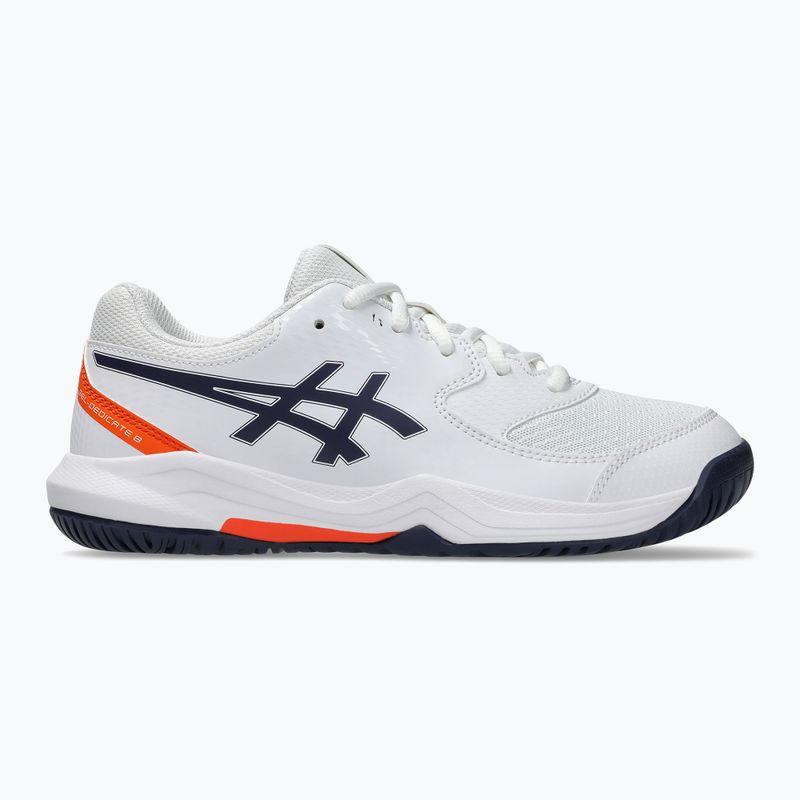 Vaikiški teniso batai ASICS Gel-Dedicate 8 GS Jr white/indigo fog 8
