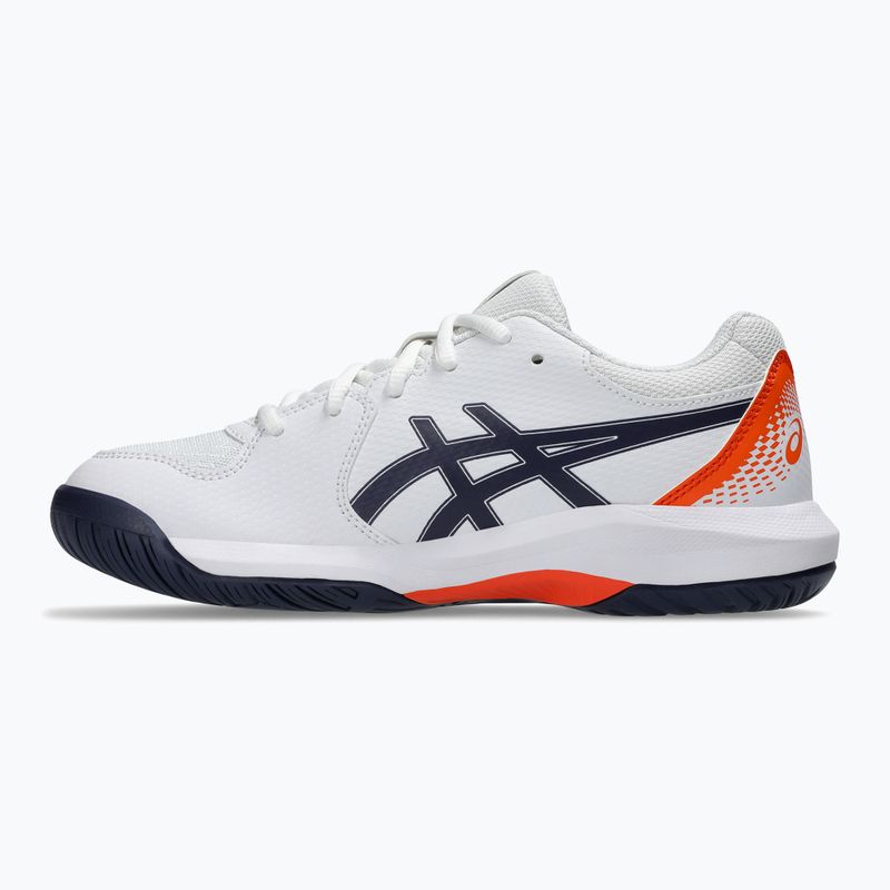 Vaikiški teniso batai ASICS Gel-Dedicate 8 GS Jr white/indigo fog 9