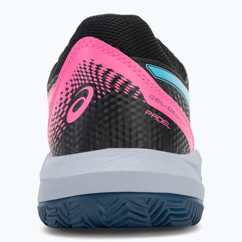 Vyriški padelio batai ASICS Gel-Dedicate 8 black/energy aqua 6