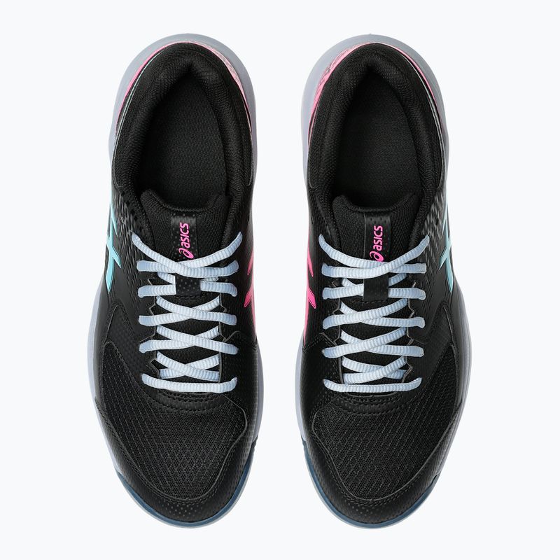 Vyriški padelio batai ASICS Gel-Dedicate 8 black/energy aqua 5