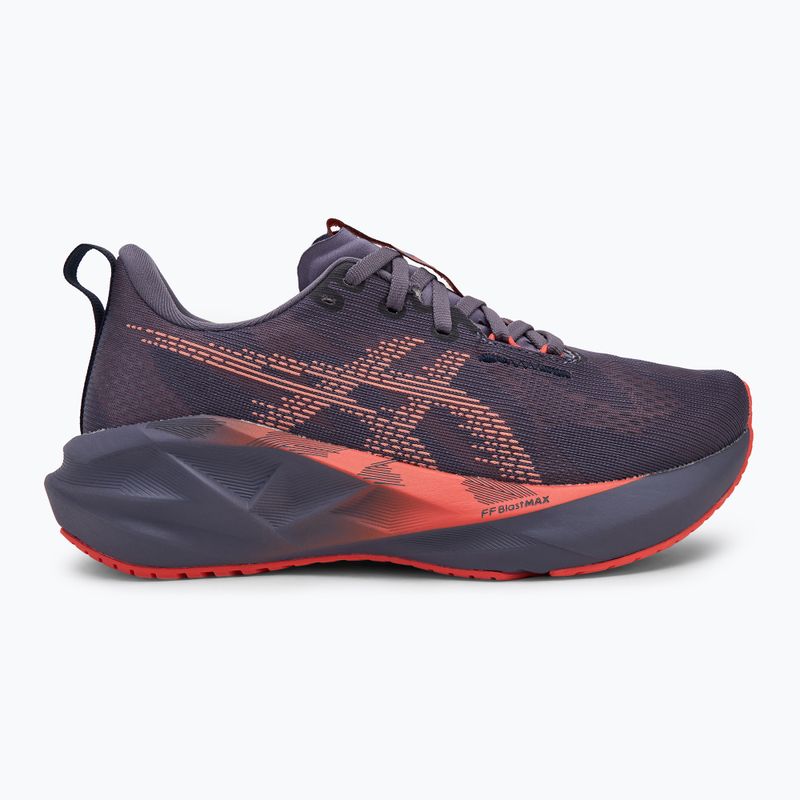 Moteriški bėgimo batai ASICS Novablast 5 greyish purple/coral reef 2