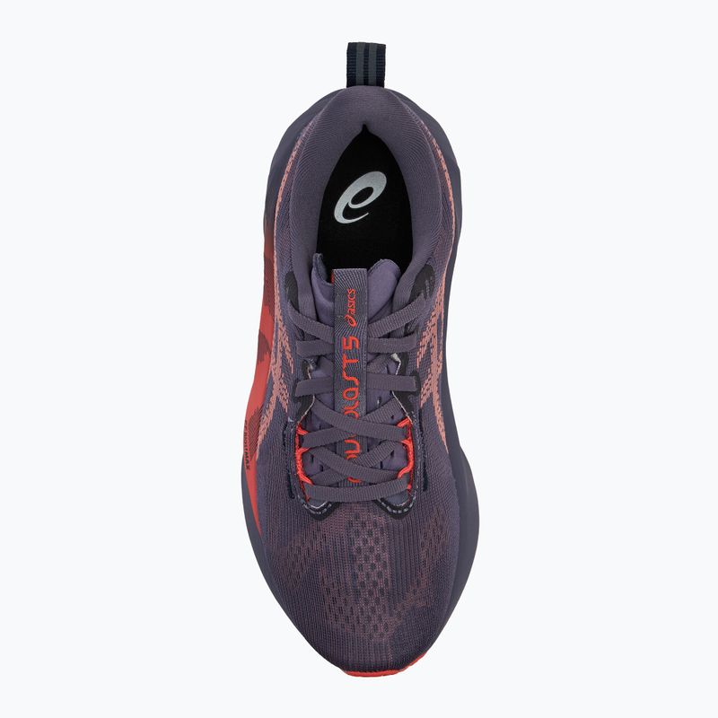Moteriški bėgimo batai ASICS Novablast 5 greyish purple/coral reef 5