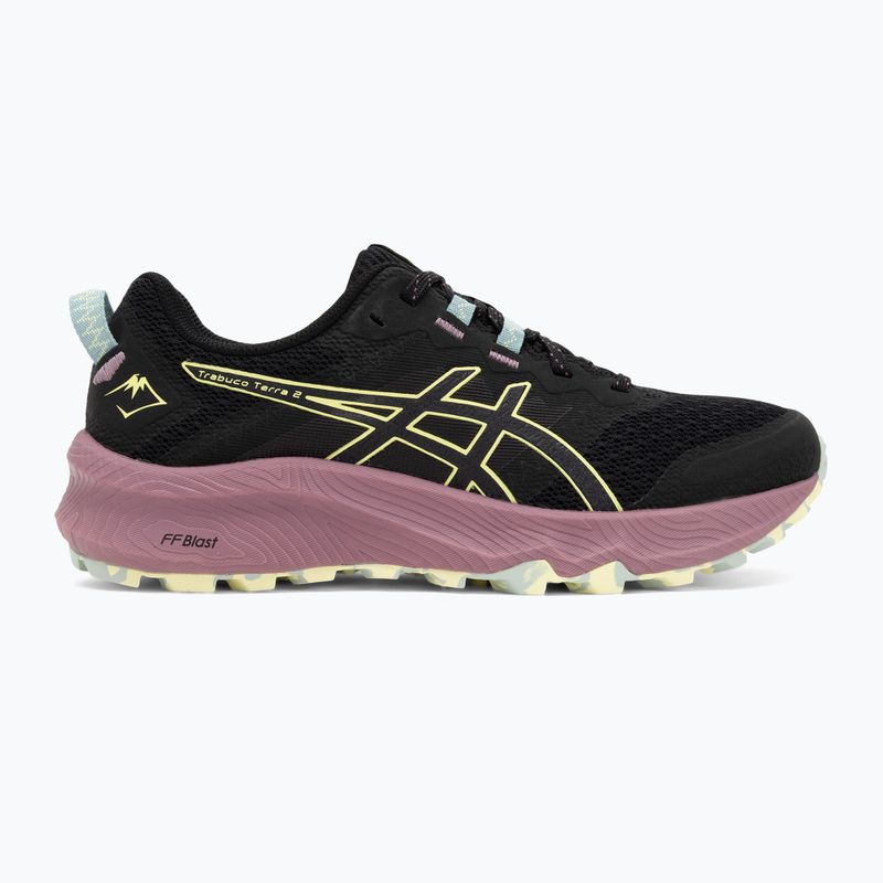 Moteriški bėgimo batai ASICS Trabuco Terra 2 black/huddle yellow 2