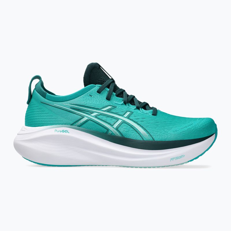 Vyriški bėgimo batai ASICS Gel-Nimbus 27 wave teal/saxon green 8