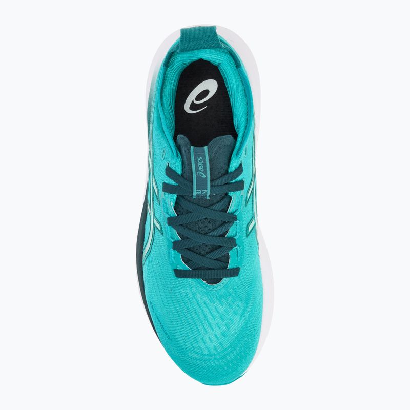 Vyriški bėgimo batai ASICS Gel-Nimbus 27 wave teal/saxon green 5