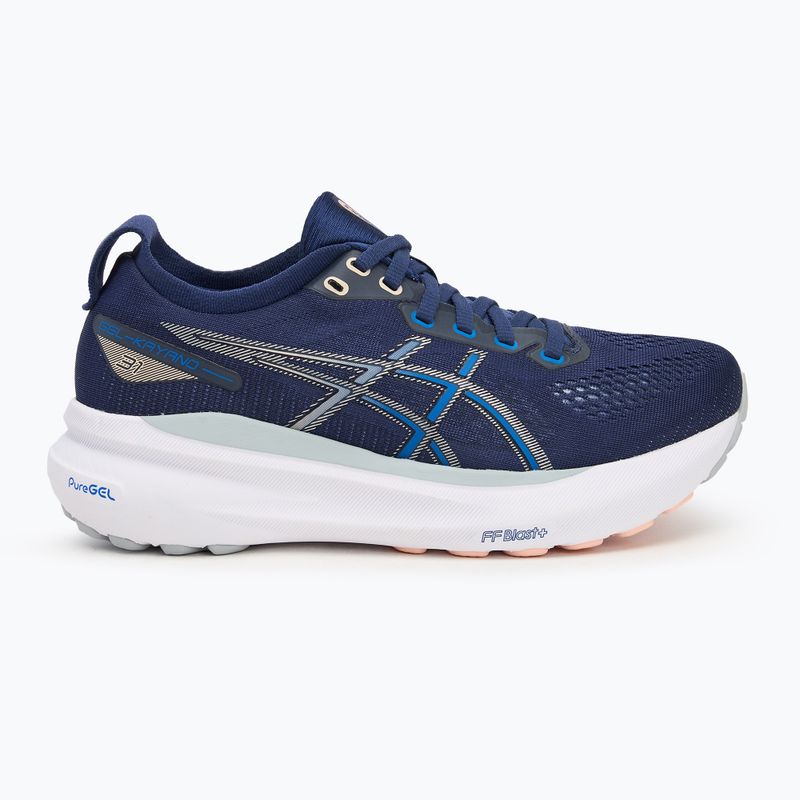 Moteriški bėgimo batai ASICS Gel-Kayano 31 indigo blue/pure silver 2