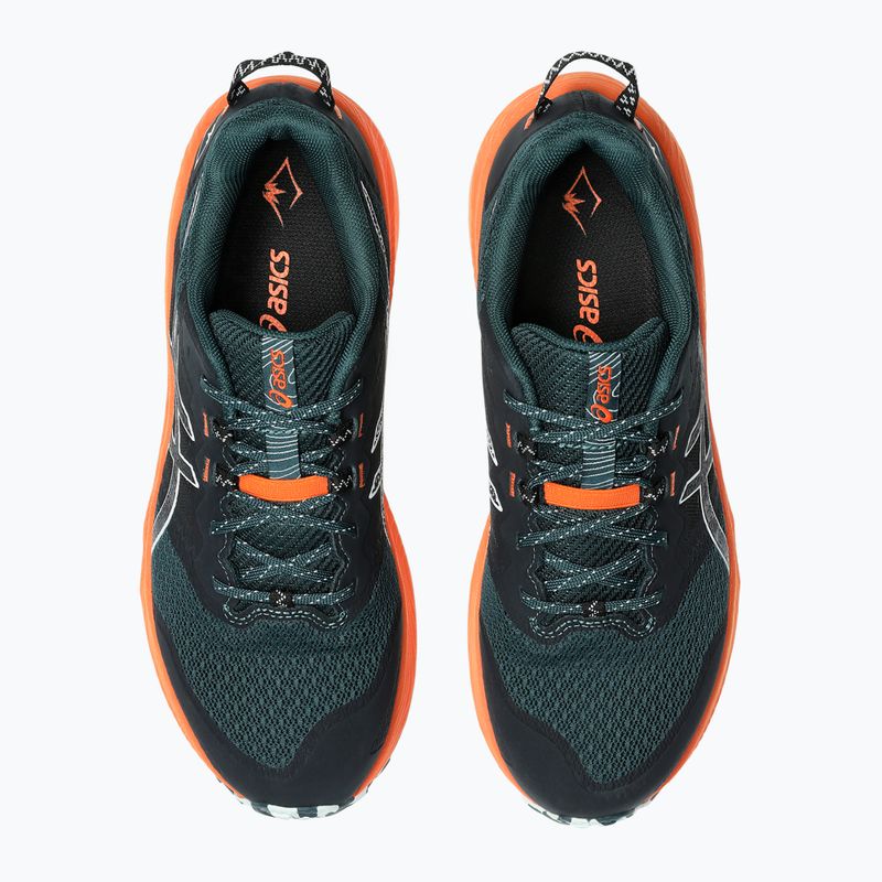 Vyriški bėgimo bateliai ASICS Trabuco Terra 2 saxon green/pure aqua 14