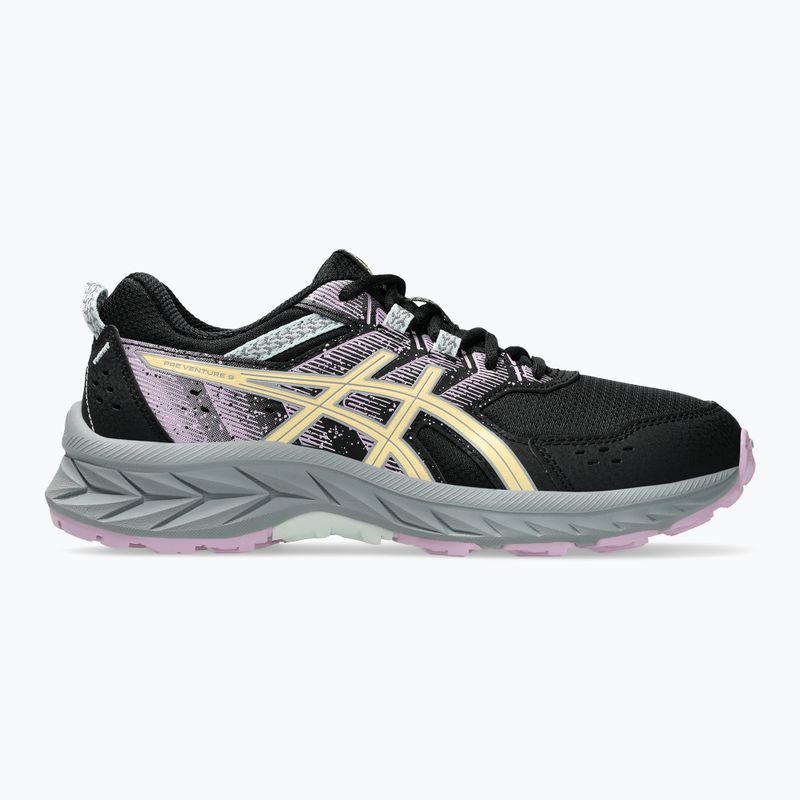 Vaikiški bėgimo batai ASICS Gel-Venture 9 GS black/light orange