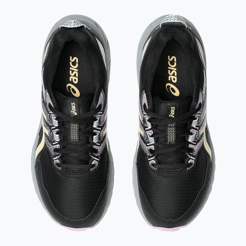 Vaikiški bėgimo batai ASICS Gel-Venture 9 GS black/light orange 5