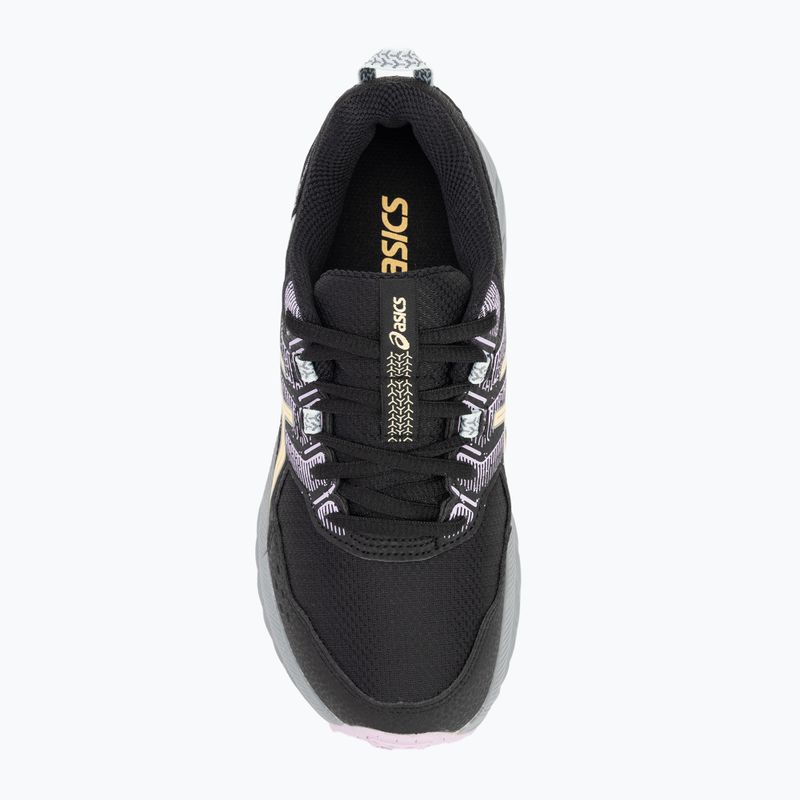 Vaikiški bėgimo batai ASICS Gel-Venture 9 GS black/light orange 5