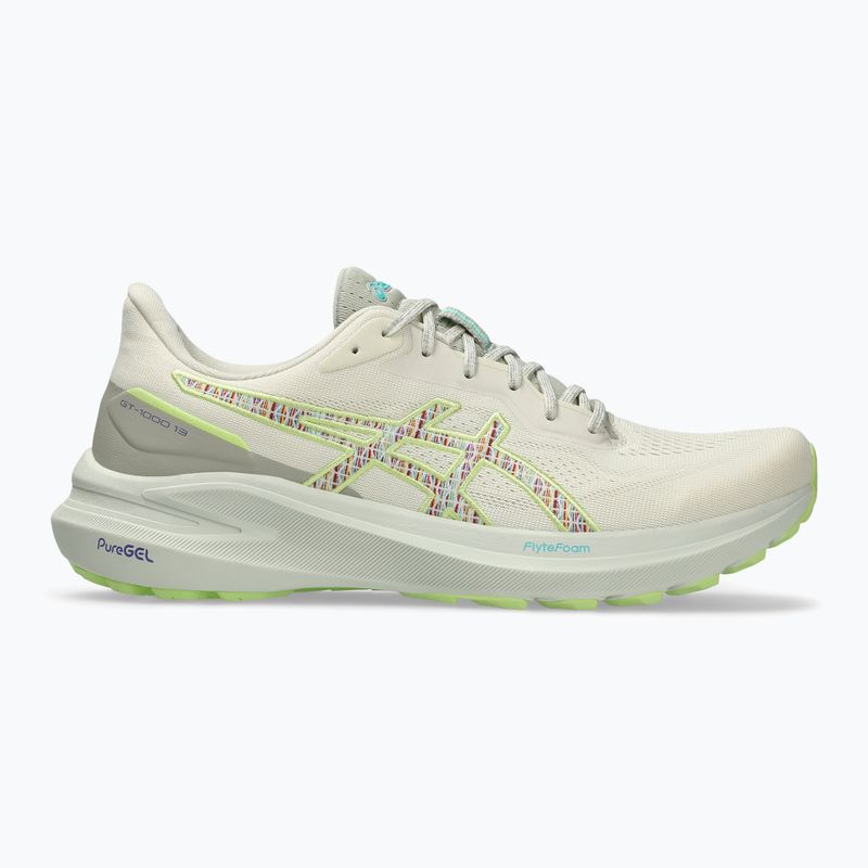 Vyriški bėgimo bateliai ASICS GT-1000 13 TR nature bathing/lime green