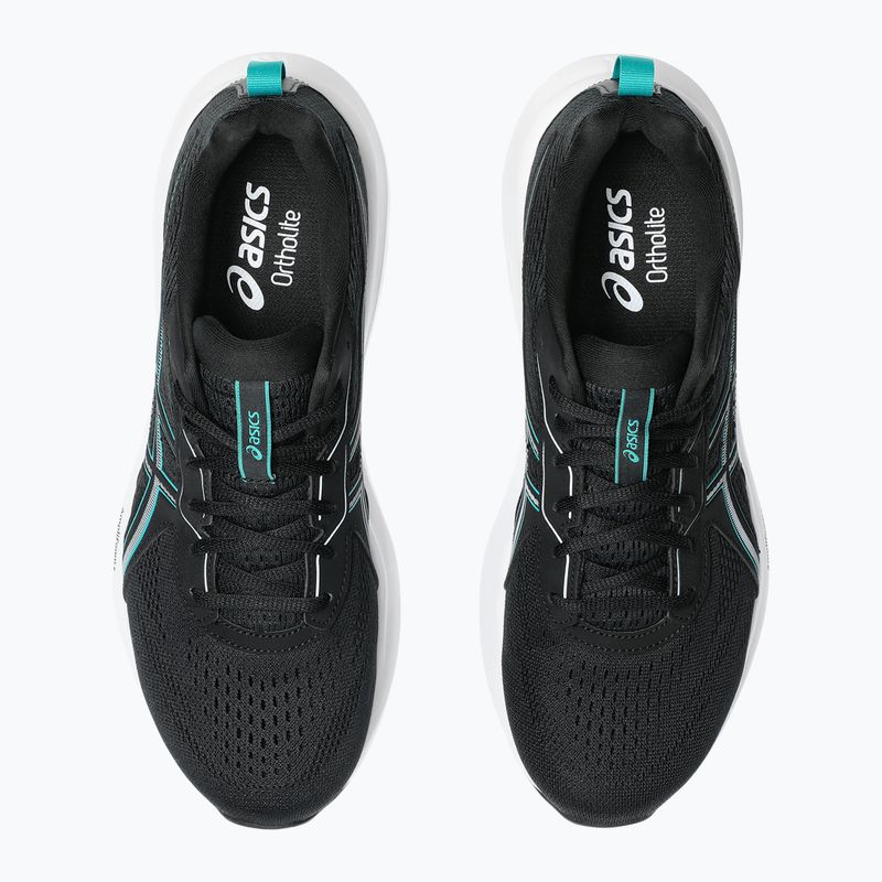 Vyriški bėgimo batai ASICS Gel-Contend 9 black/wave teal 12