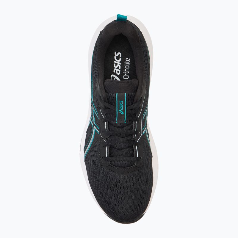 Vyriški bėgimo batai ASICS Gel-Contend 9 black/wave teal 5