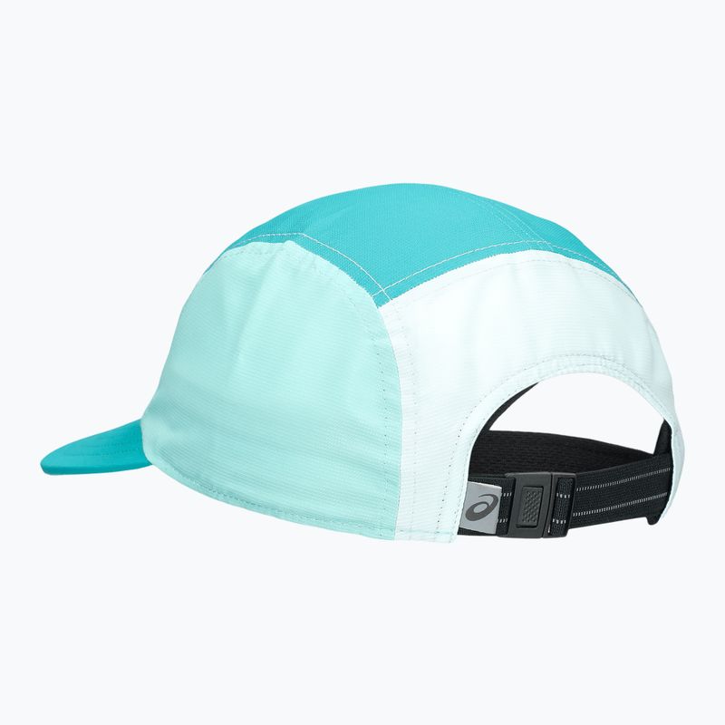 Kepuraitė su snapeliu ASICS 5 Panel wave teal/oasis green/soothing sea 2