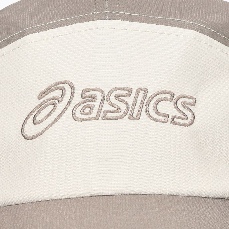 Kepuraitė su snapeliu ASICS 5 Panel taupe grey/mineral beige/huddie yellow 3