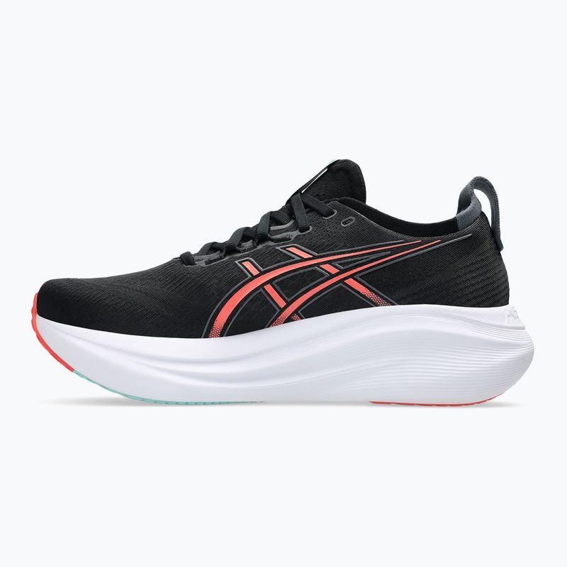 Vyriški bėgimo batai ASICS Gel-Nimbus 27 black/coral reef 9