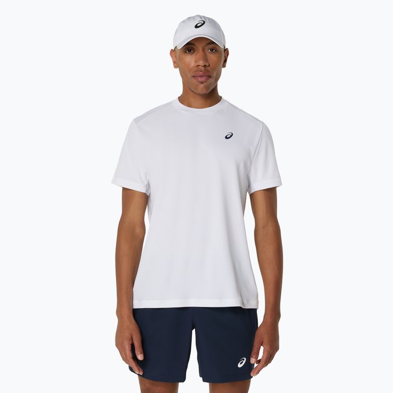 Vyriški teniso marškinėliai ASICS Court Top brilliant white