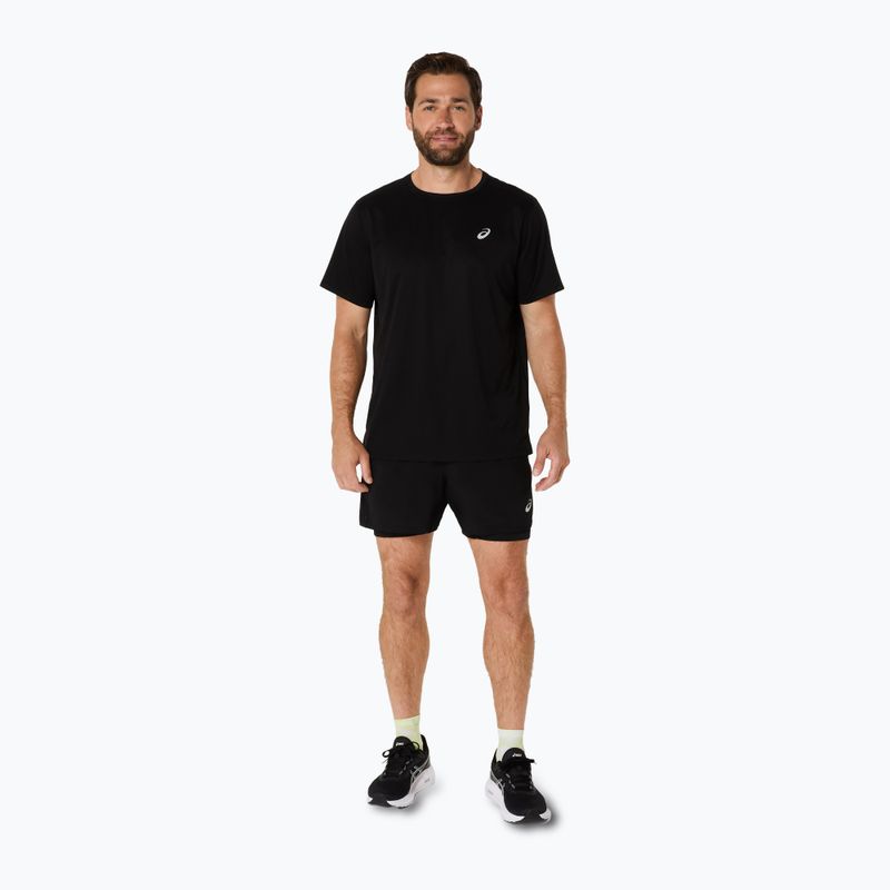 Vyriški bėgimo šortai ASICS Core 2N1 5IN performance black/performance black 2