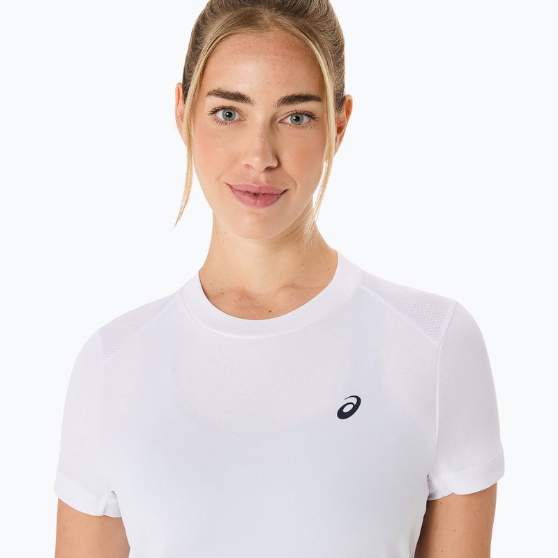 Moteriški teniso marškinėliai ASICS Court Top W brilliant white 4