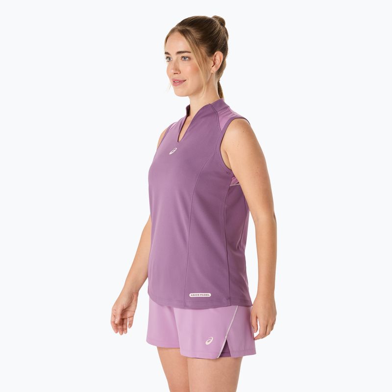 Moteriški teniso marškinėliai ASICS Padel Court Tank dark ube 4