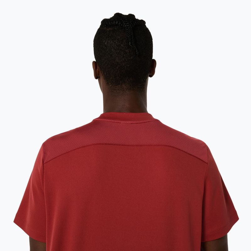 Vyriški teniso marškinėliai ASICS Court Top burnt red 5