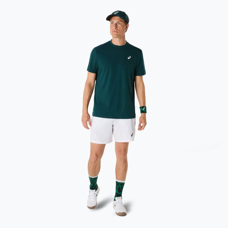 Vyriški teniso marškinėliai ASICS Court Top saxon green 2