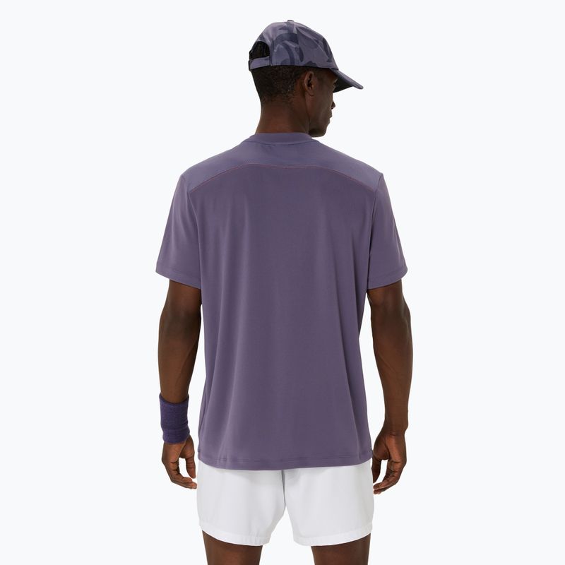 Vyriški teniso marškinėliai ASICS Court Top greyish purple 3