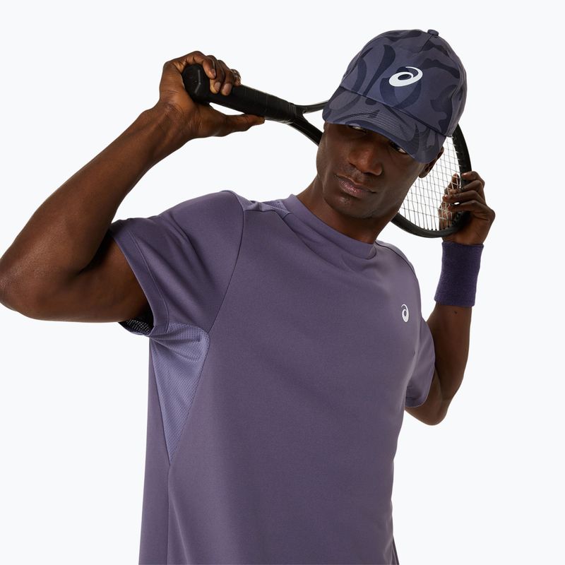 Vyriški teniso marškinėliai ASICS Court Top greyish purple 6