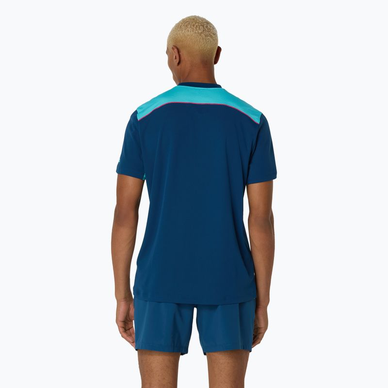 Vyriški teniso marškinėliai ASICS Padel Court Top mako blue 3