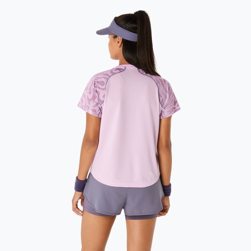 Moteriški teniso marškinėliai ASICS Game Top light ube 3