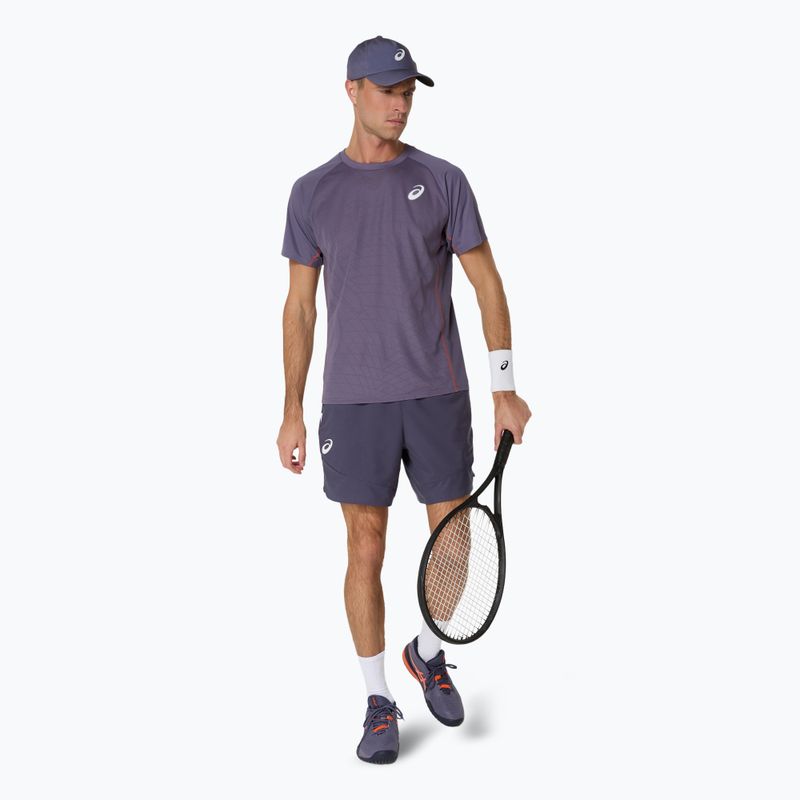 Vyriški teniso marškinėliai ASICS Match Actibreeze Top greyish purple 2