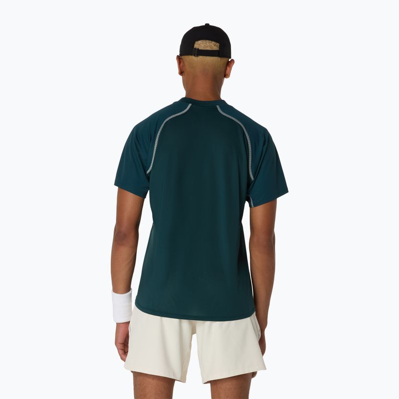 Vyriški polo marškinėliai ASICS Match Actibreeze Polo saxon green 3