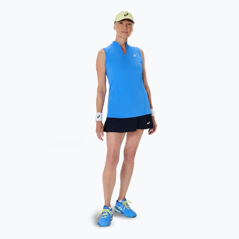 Moteriški teniso marškinėliai ASICS Court Tank W blue coast 2