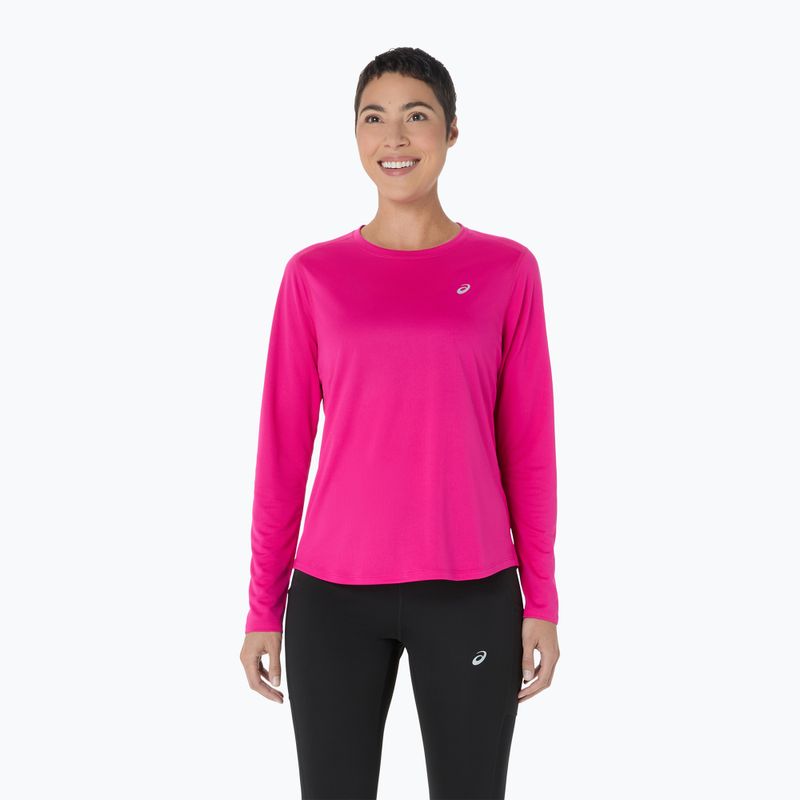 Moteriški bėgimo marškinėliai ilgomis rankovėmis ASICS Core LS Top pink rave