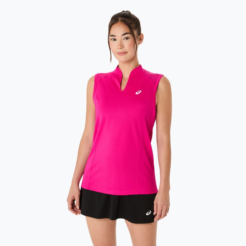 Moteriški teniso marškinėliai ASICS Court Tank W pink rave